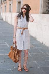 Safari dress in Rome