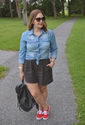 High Waisted Shorts-Two Ways
