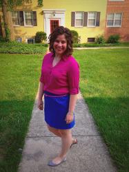 Blogging Besties: Hot Pink and Cobalt