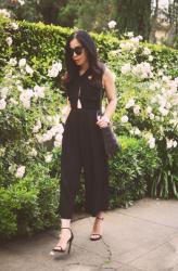 Weekend in A Little Black Jumpsuit