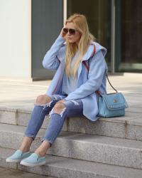 Baby blue & denim