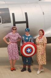 • Aluminum Overcast B-17 & 1940s Dresses •