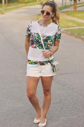 Outfit Post: Printed White Out