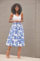 Fitted Tank + Full Midi Skirt