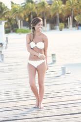 White Scalloped Bikini