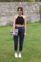 2x1: crop top + jeans