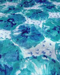 Fabric Friday #6: Ocean Floral Voile