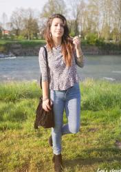 fringe boots & flower