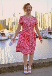 MY SUMMER SOLSTICE DRESS : : VANCOUVER'S COAL HARBOUR : : SIMPLICITY 2444