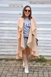 Mon Trench beige Asymétrique ...