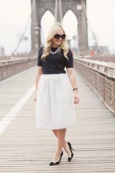 Brooklyn Bridge in a Bow Skirt