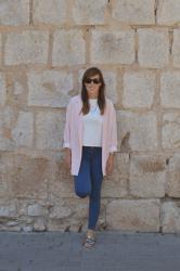 Look of the day: Pink blazer