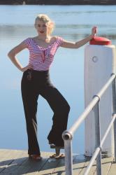 Nautical Stripes and Sailor Pants 