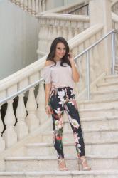 Floral Pants Print