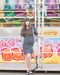 OUTFIT: The Fun Fair - Little Grey Dress