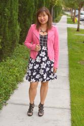 Throw Back Thursday Fashion Link Up: Pink Moto Jacket