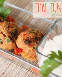 Recipe: Thai Tuna Cakes w/ Cucumber-Yogurt Dip