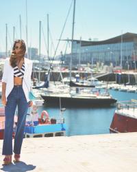 Stripes crop top