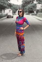 What I Wore | Retro Rainbow