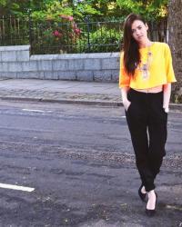 OOTD // Neon Orange