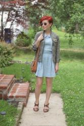 Cute Outfit of the Day: VIntage Gingham Dress