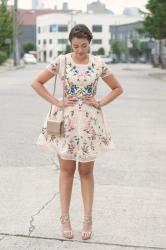 Floral Organza Dress 