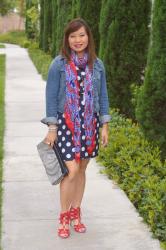 Throw Back Thursday Fashion Link Up: Polka Dot Dress