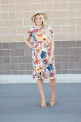 FLORAL DRESS FEATURING ZAFUL + #WIWT LINK UP!