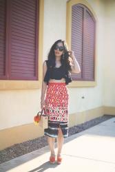 Hot Weekend: Cropped Top & Wrap Skirt