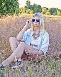 ' DENIM LOOK 