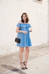 Off The Shoulder Chambray