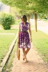 What I Wore | Purple Vintage