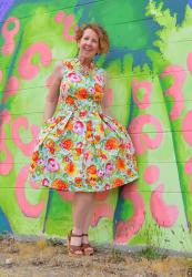 MY PLEATED POPPY DRESS : : SIMPLICITY 1803