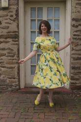 Advance 9441 Take Two - Summer Lemon Dress