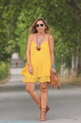 Yellow dress