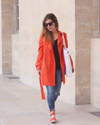 Matching shoes & coat – Elodie in Paris