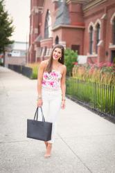 Floral Halter Top