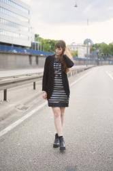 OUTFIT: Dreamcatcher - Striped Dress & Plateau Boots