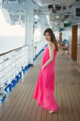 sailing away in pink