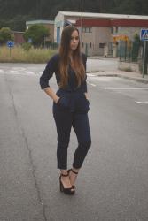 Blue Jumpsuit