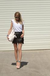 WEARING DRESSLINK FRINGE SKIRT 