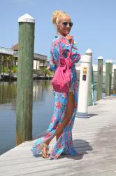 Flower Print Cover Up With An Everyday Look