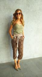 Printed pants