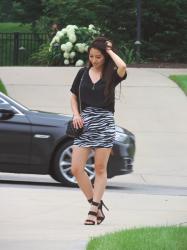 The Zebra Miniskirt