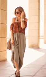 OFF THE SHOULDER + LONG SKIRT | NOEVS JEWELS