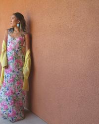 Floral Print Maxi Dress for Summer
