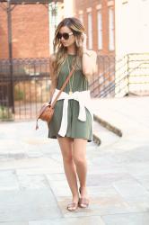 Army Green + Cognac