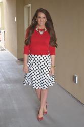 Red + Black + White