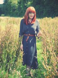 Red hair & rust coloured fields...