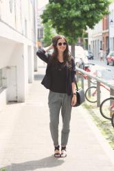 Outfit: Professional in relaxed trousers and blazer